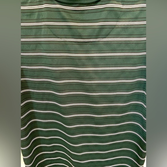 Men’s Grand Slam Golf Polo Green Striped sz Large - Picture 4 of 4